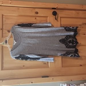 Long sleeved Grey dress